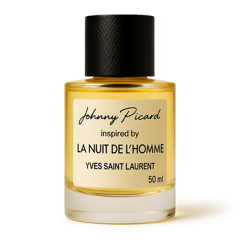 Johnny Picard inspired by la nuit de l homme edp YVES SAINT LAURENT