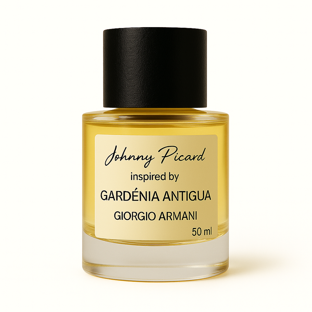 Johnny Picard inspired by Gardénia Antigua GIORGIO ARMANI