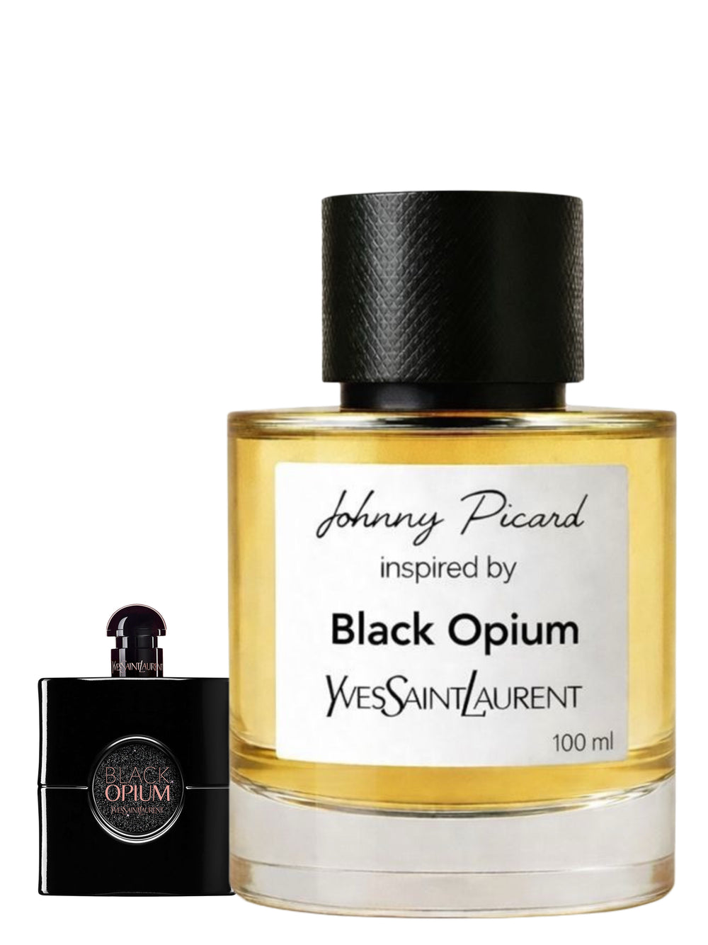johnny picard inspired by black opium  YVES SAINT LAURENT
