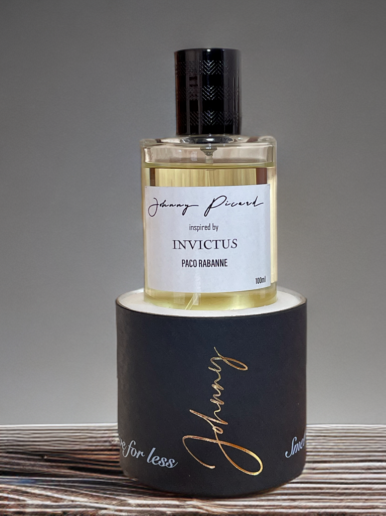 Johnny Picard inspired by invictus de PACO RABANNE