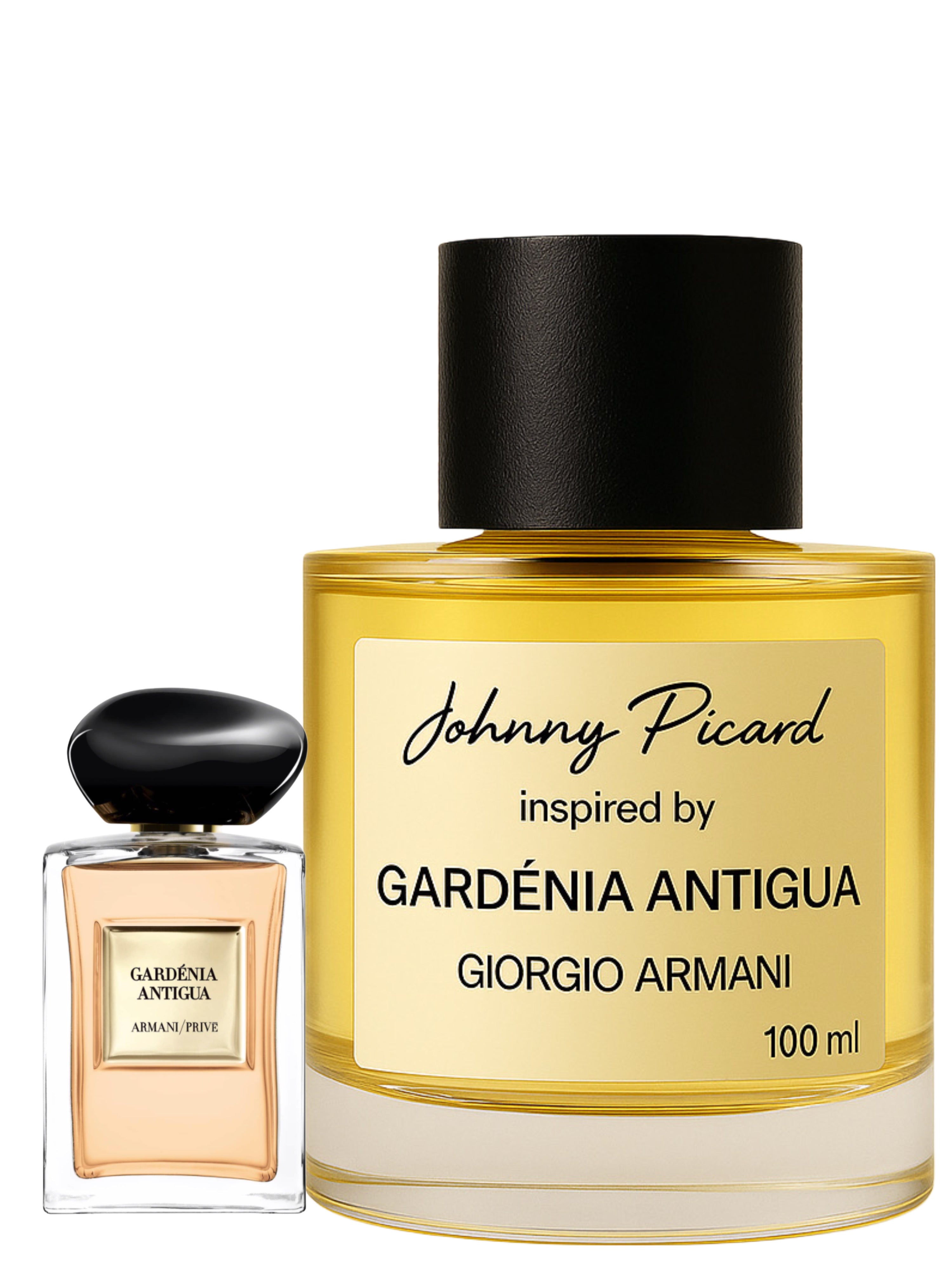Johnny Picard inspired by Gardénia Antigua GIORGIO ARMANI