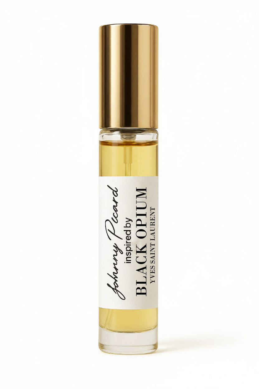 johnny picard inspired by black opium  YVES SAINT LAURENT