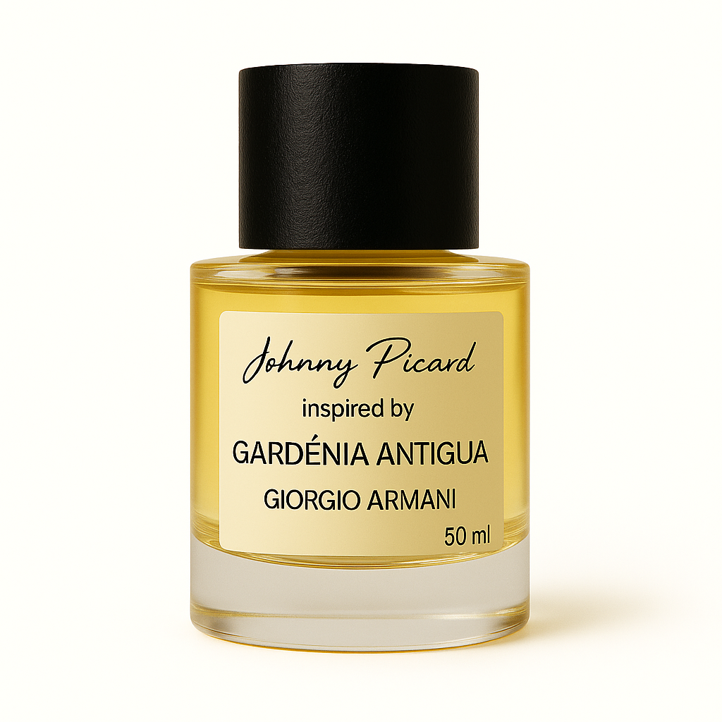 Johnny Picard inspired by Gardénia Antigua GIORGIO ARMANI
